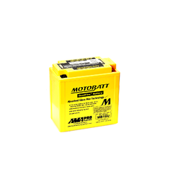 MotoBatt MB16U 12V Batteri 4-Polet, 240CCA, 20Ah, 160x90x161, AGM