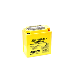 MotoBatt MBTX16U 12V Batteri 4-Polet, 250CCA, 19Ah, 151x87x161, AGM