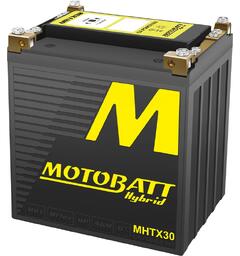 MotoBatt MHTX30 12V Batteri Hybrid 4-Polet, 650CCA, 24HAh, 166x126x175, AGM