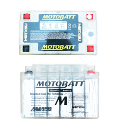 MotoBatt 12V AGM Gjennomsiktig Batteri
