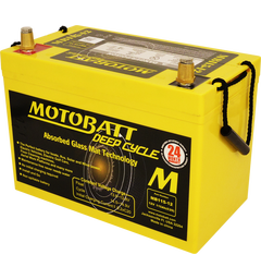 MotoBatt MB115-12 12V Batteri 2-Polet, 115Ah, 306x169x211, AGM