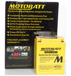 MotoBatt Utstillingsplakat Leveres uten batteri