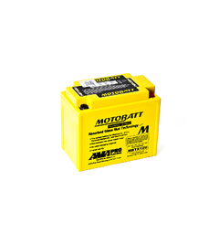 MotoBatt MBTX12U 12V Batteri 4-Polet, 200CCA, 14Ah, 151x87x130, AGM