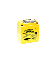 MotoBatt MB10U 12V Batteri 4-Polet, 175CCA, 14.5Ah, 135x90x146, AGM