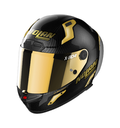 Nolan X-804RS Carbon Gold Edition ECE 22-06 Racing GP-spoiler Gull visir