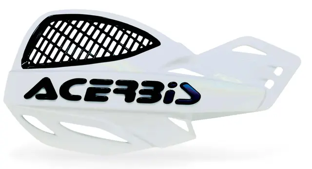 AC Vented Uniko Handguards for 22mm, 7/8 White 