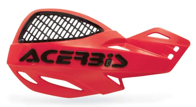 AC Vented Uniko Handguards for 22mm, 7/8 Red 2 