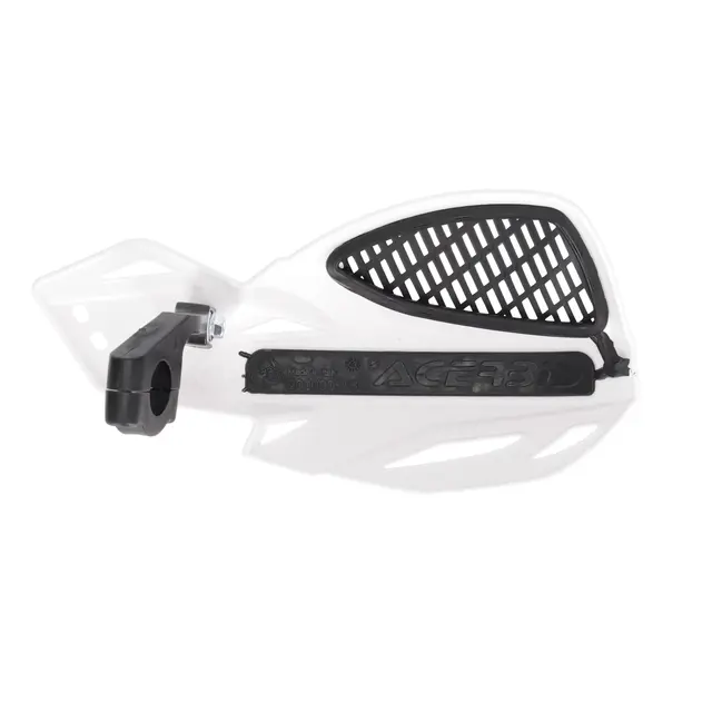 AC Vented Uniko Handguards for 22mm, 7/8 White 