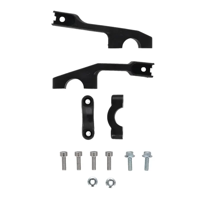 AC Vented Uniko Handguards for 22mm, 7/8 Black 