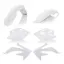 AC Plastics Kit Honda Crf 450R 07-08 White