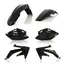 AC Plastics Kit Honda Crf 450R 07-08 Black