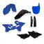 AC Full Plastics Kit Yz 125/250 2015 Black/Blue