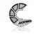 AC Disc Cover Vented Small 245 mm White/Black