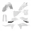 AC Plastic Full Kits Gasgas Mc/Mcf21 White/Black