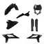 AC Plastic Full Kits Beta Rr 22 Black