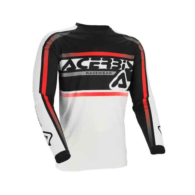 AC Jersey MX Linear Lugo White/Black 