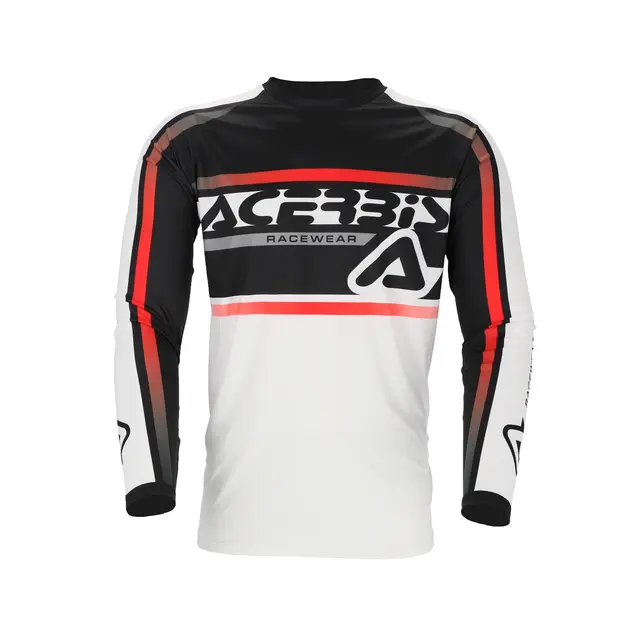 AC Jersey MX Linear Lugo White/Black 