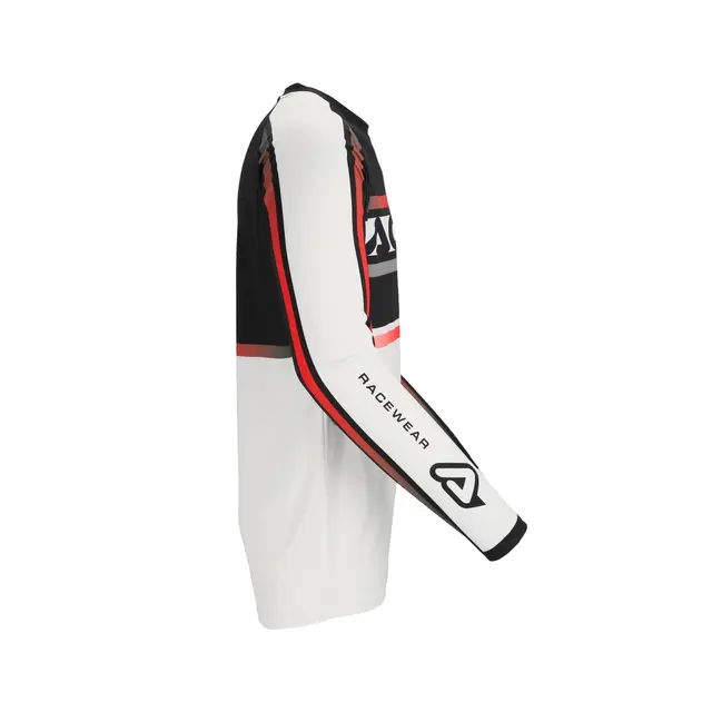 AC Jersey MX Linear Lugo White/Black 
