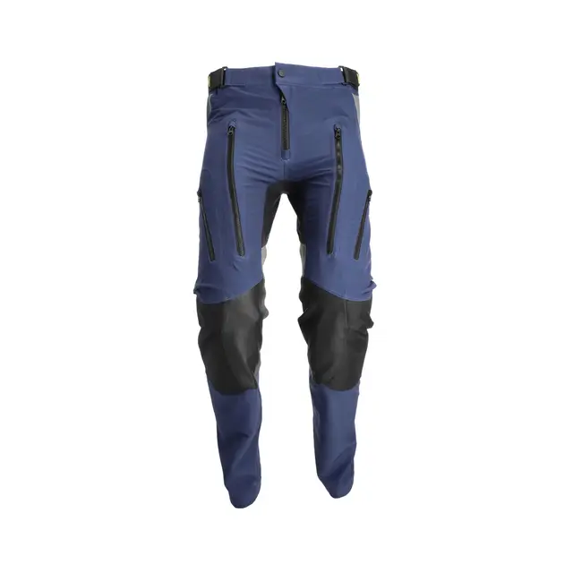 AC Pants Rally Race In Blue/Yellow 