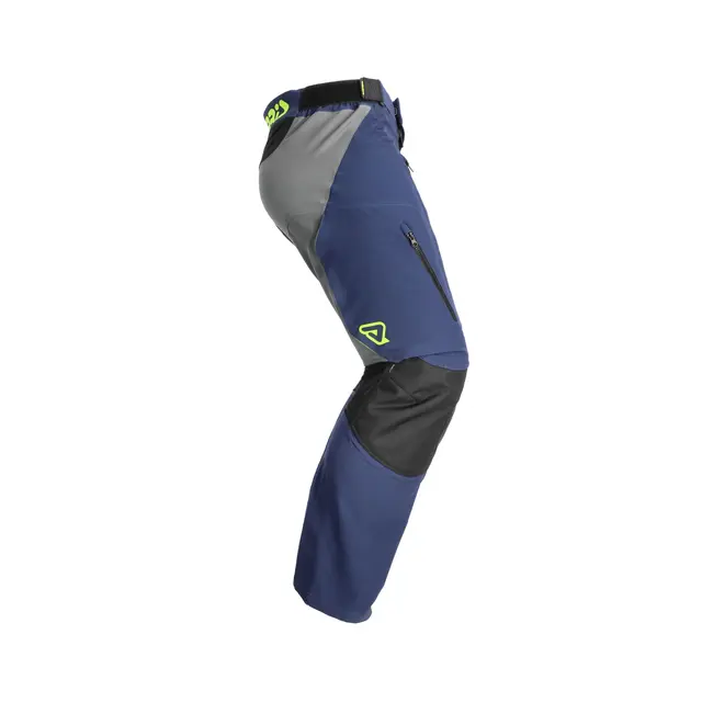 AC Pants Rally Race In Blue/Yellow 