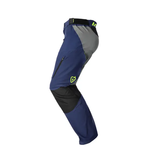 AC Pants Rally Race In Blue/Yellow 