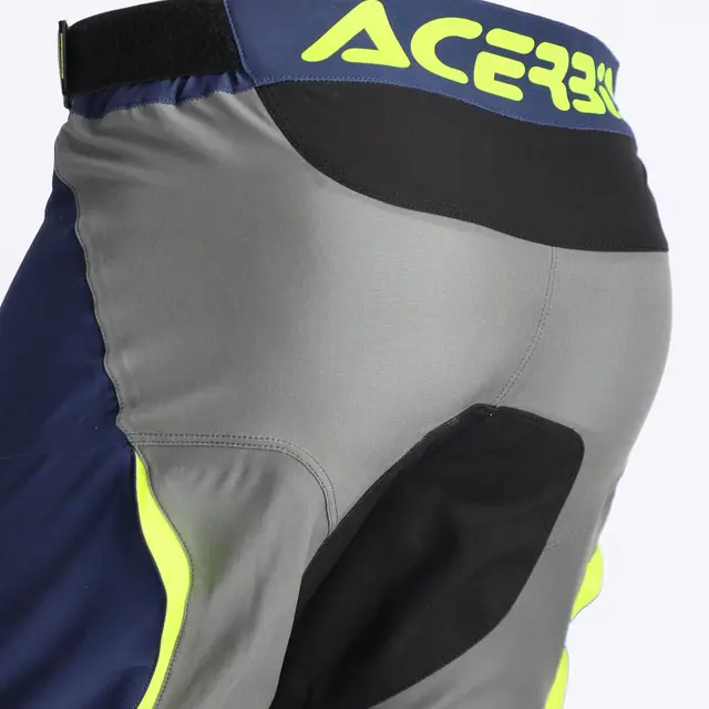 AC Pants Rally Race In Blue/Yellow 