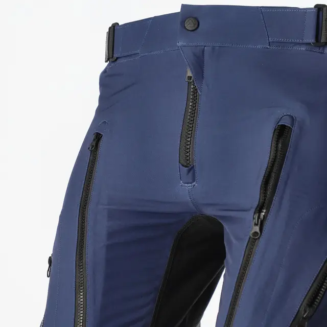 AC Pants Rally Race In Blue/Yellow 