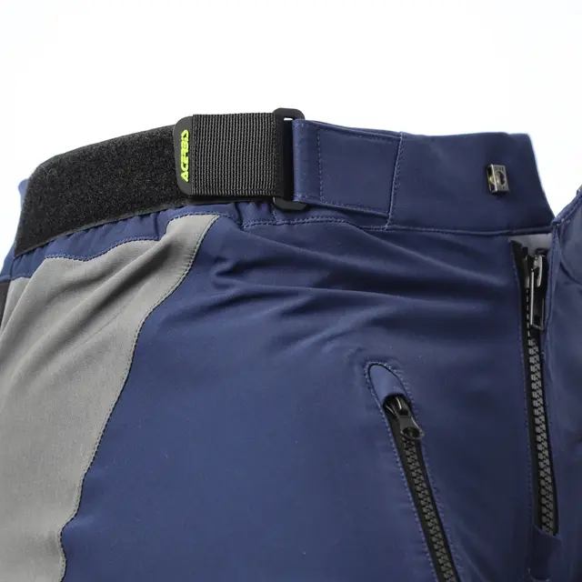 AC Pants Rally Race In Blue/Yellow 