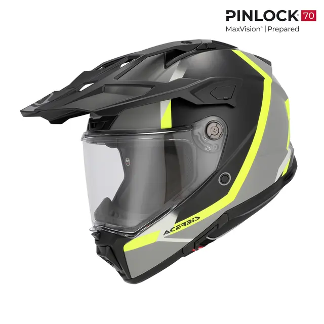 AC Helmet Attack Black/Fluo Yellow 