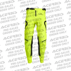 AC PANTS MX TRACK 2.0 FLUO YELLOW