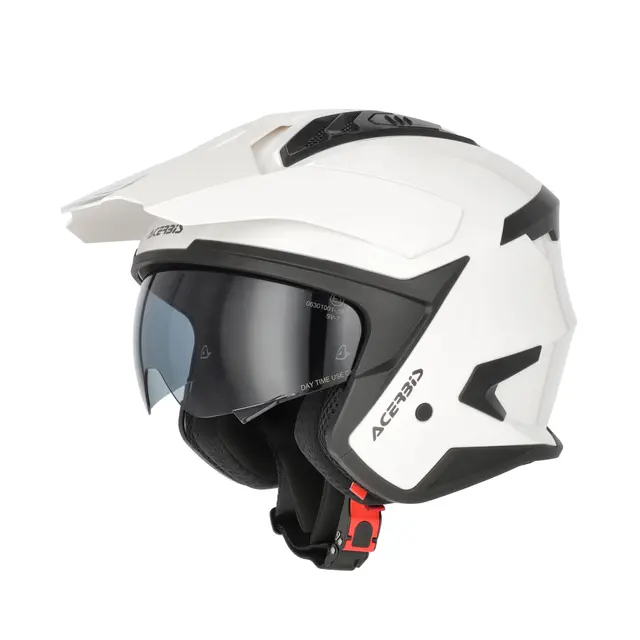 AC Helmet Jet Aria Evo White 