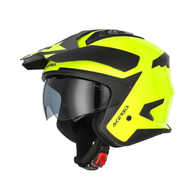 AC Helmet Jet Aria Evo Yellow 2 