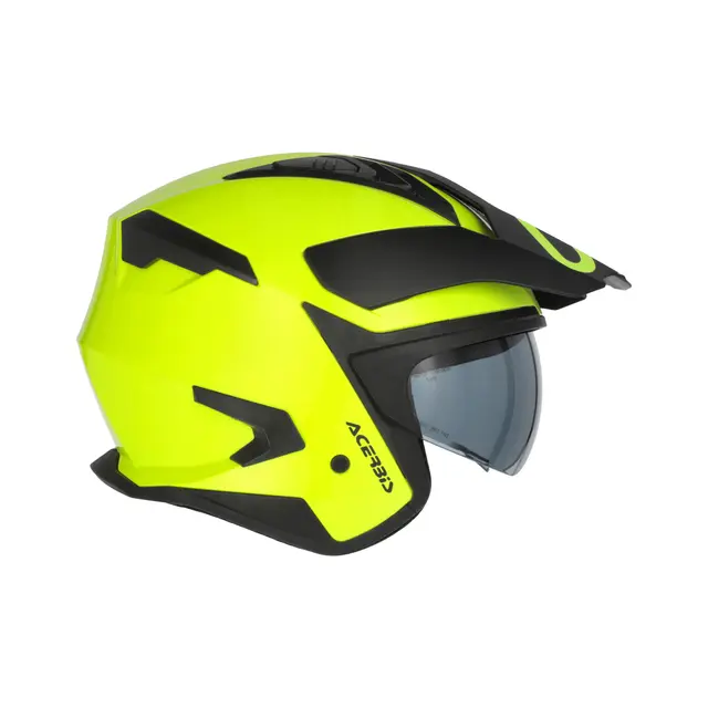 AC Helmet Jet Aria Evo Yellow 2 