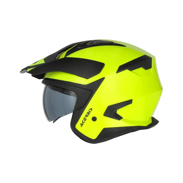AC Helmet Jet Aria Evo Yellow 2 