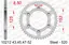 AFAM Bakdrev 520 St&#229;l - Honda CR/CRF,45T CR/CRF/XR 125-650cc