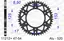 AFAM Bakdrev, Alu#520 S/C , Honda, 45T CRF125/250/450, CR 125/230/250/450,XR650
