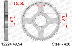 AFAM Bakdrev, Stål #428 - Yamaha TT125R TT 125 R LW/E/SW
