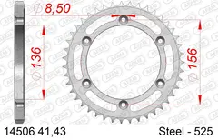 AFAM Bakdrev, Stål #525 - Suzuki DR/XF