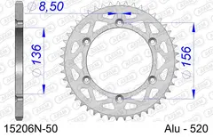 NB Bakdrev, Aluminium #520 WITHOUT AFAM MARK