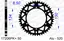 AFAM Bakdrev, Alu#520 S/C S, Kawa+, 50T Sort, KLX300/450, KX125/250/450,RMZ250