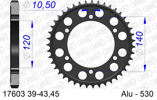 AFAM Bakdrev, Alu #530 - Suzuki GSX-R 750/1300 R Hayabusa 