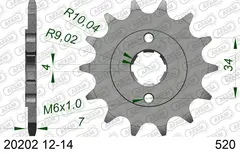 AFAM Framdrev #520 - Honda CR/MTX/XL/XR+