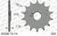 AFAM Framdrev #520 - Honda CR 125++ 13T