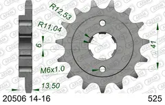 AFAM Framdrev #525 - Honda VT/XL 600