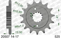 AFAM Framdrev #525 - Honda NT/VT/XL/XRV