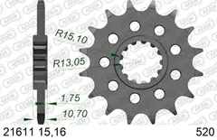 AFAM Framdrev #520 - Yamaha FZ/MT/YZF-R1/7