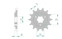 AFAM Framdrev 520 16T