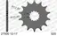 AFAM Framdrev #520 - GG/Kaw/Yamaha+, 15T XX250,EC450F,KX250,WR/YZ450F/FX