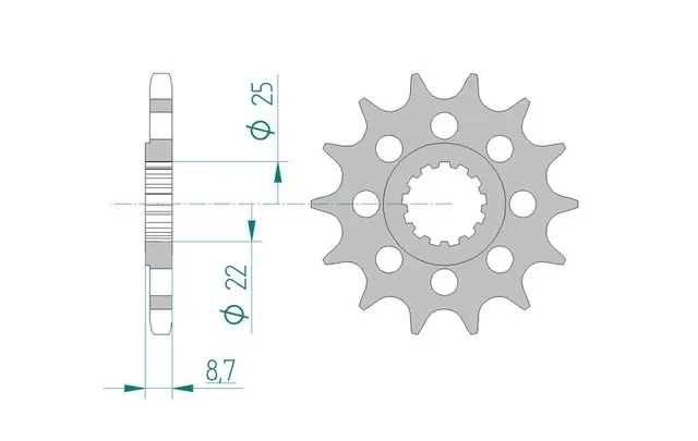 AFAM Framdrev 525 