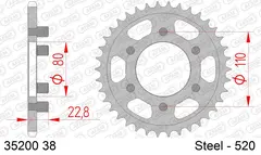 AFAM Bakdrev, Stål #520 - Aprilia